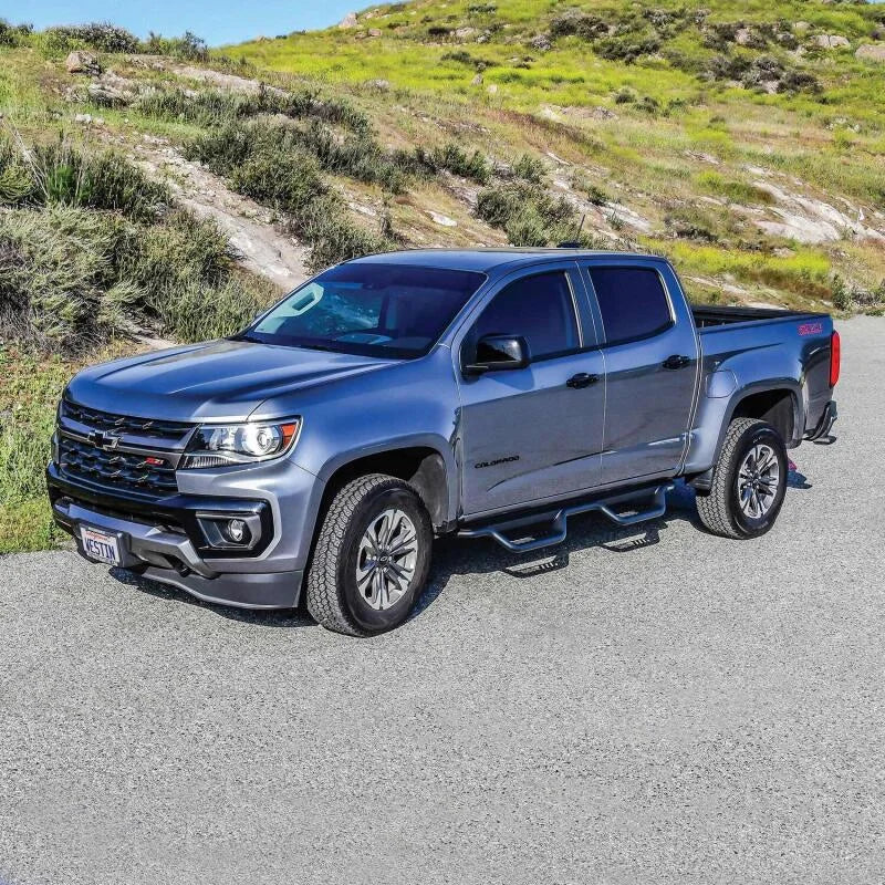 Westin 15-22 Chevrolet Colorado / GMC Canyon Crew Cab Outlaw Nerf Step Bars - Back View