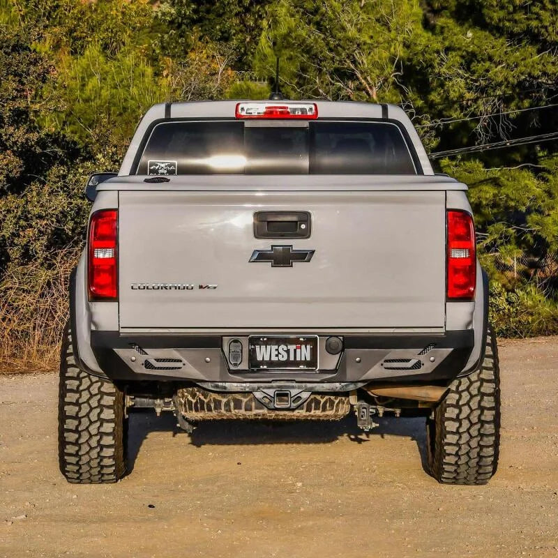 Westin 15-22 Chevrolet/GMC Colorado/Canyon Pro-Series Rear Bumper - Textured Black - Back View