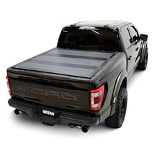 Load image into Gallery viewer, Westin 15-24 Ford F-150 5ft. 7in. Bed Hard Tri-Fold Tonneau Cover - Black - Additional View 12