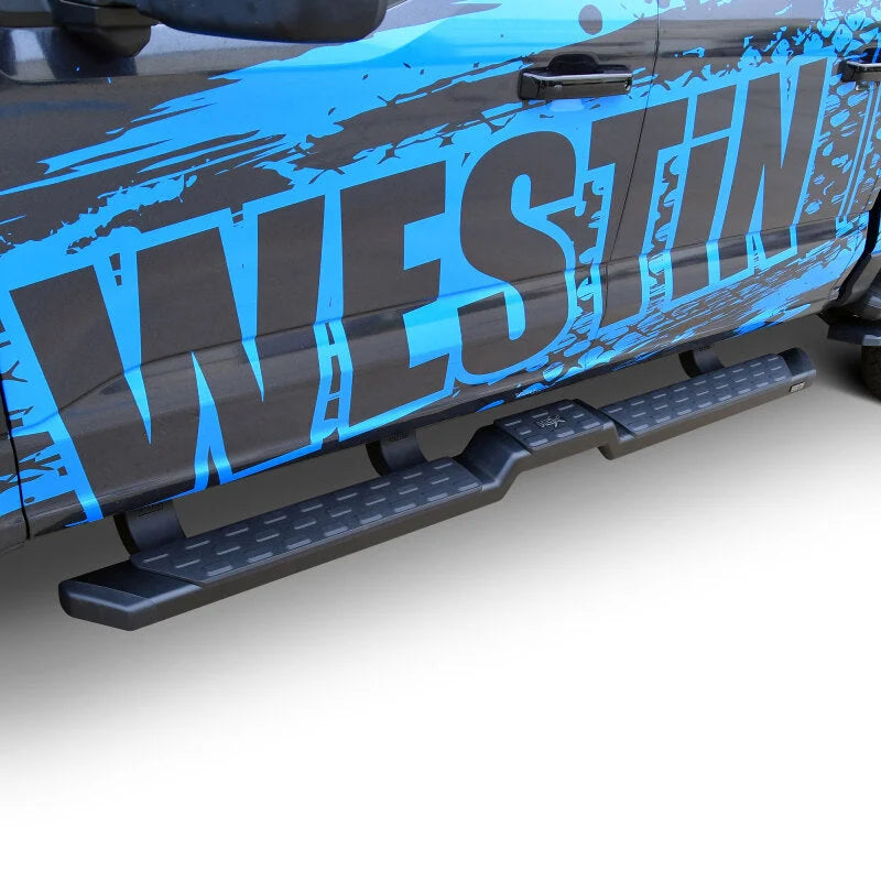 Westin 15-25 Ford F-150 SuperCrew / 17-25 F-250/350 CC HDX Running Boards - Tex. Blk - Side View