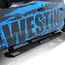Load image into Gallery viewer, Westin 15-25 Ford F-150 SuperCrew / 17-25 F-250/350 CC AT6 Running Boards - Black - Additional View 13
