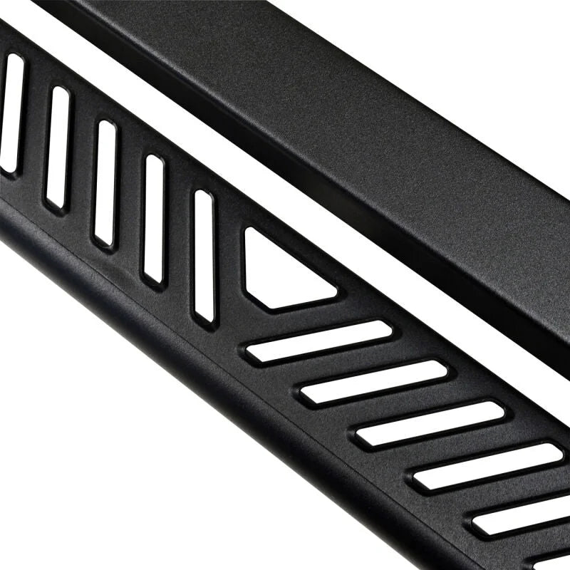 Westin 15-25 Ford F-150 SuperCrew/17-24 F-250/350 SDCC Outlaw Drop Running Boards - Tex. Blk - Side View