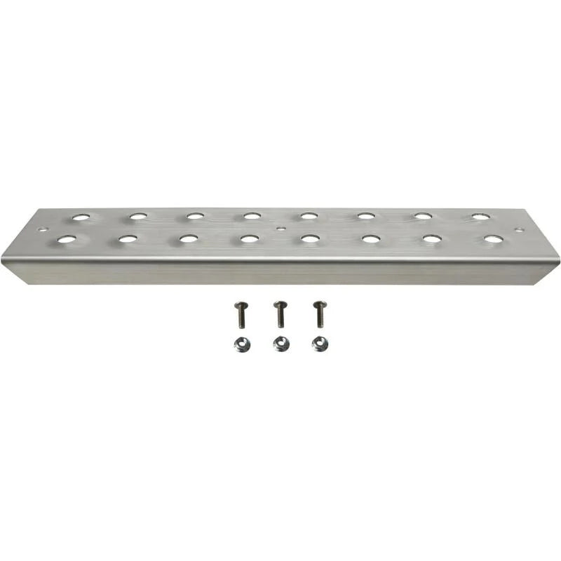 Westin 15in Step Plate w/screws (Set of 2)- Stainless Steel - Side View