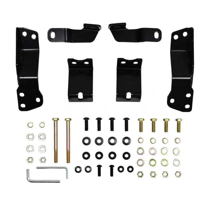 Westin 16-18 Chevrolet Silverado 1500 HDX Modular Grille Guard - Black - Back View