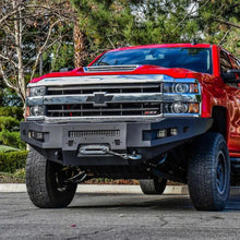 Load image into Gallery viewer, Westin 16-18 Chevrolet Silverado 1500 Pro-Series Front Bumper - Textured Black - Main Product View