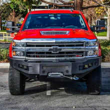 Load image into Gallery viewer, Westin 16-18 Chevrolet Silverado 1500 Pro-Series Front Bumper - Textured Black - Side View