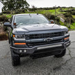 Load image into Gallery viewer, Westin 16-19 Chevy/GMC  Silverado/Sierra 1500 Pro-Mod Front Bumper - Installation View