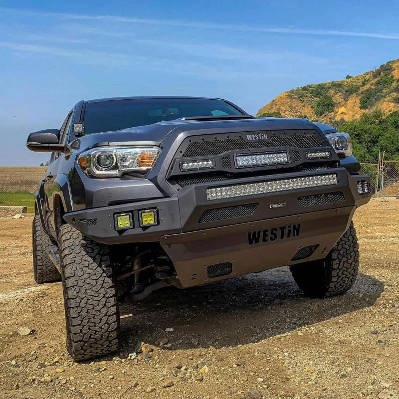 Westin 16-20 Toyota Tacoma Pro-Mod Front Bumper - Side View