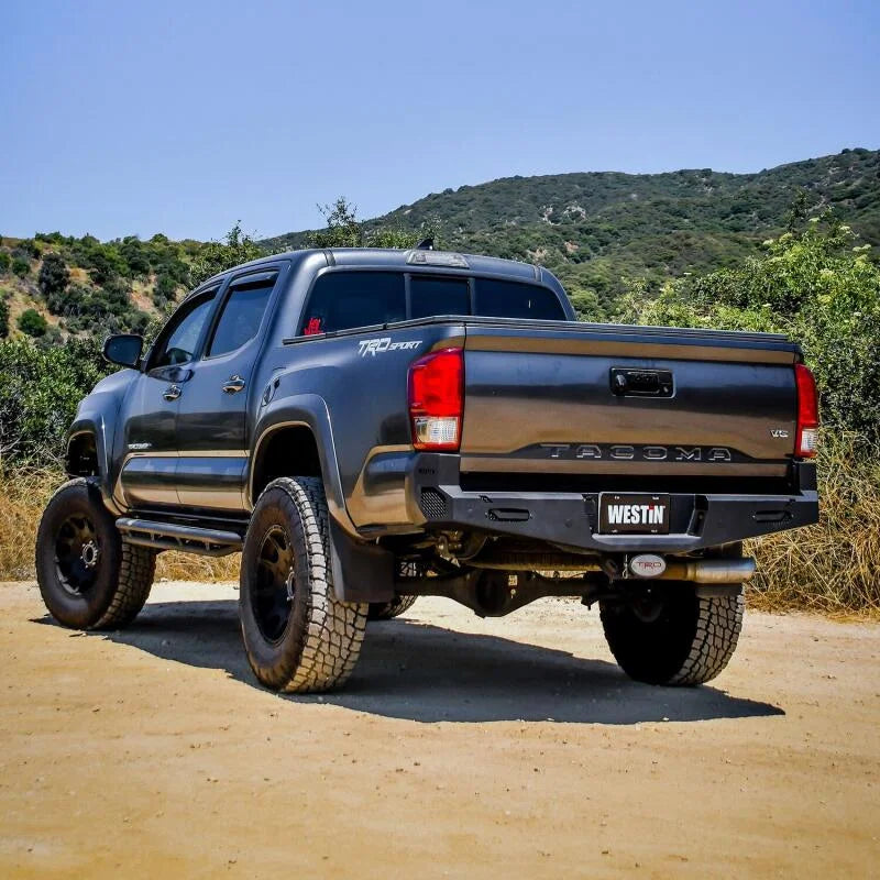 Westin 16-20 Toyota Tacoma Pro-Series Rear Bumper - Textured Black - Additional View 5