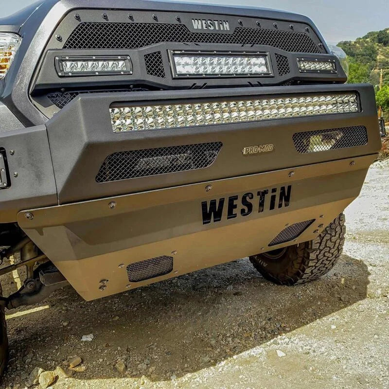 Westin 16-21 Toyota Tacoma Pro-Mod Skid Plate - Installation View