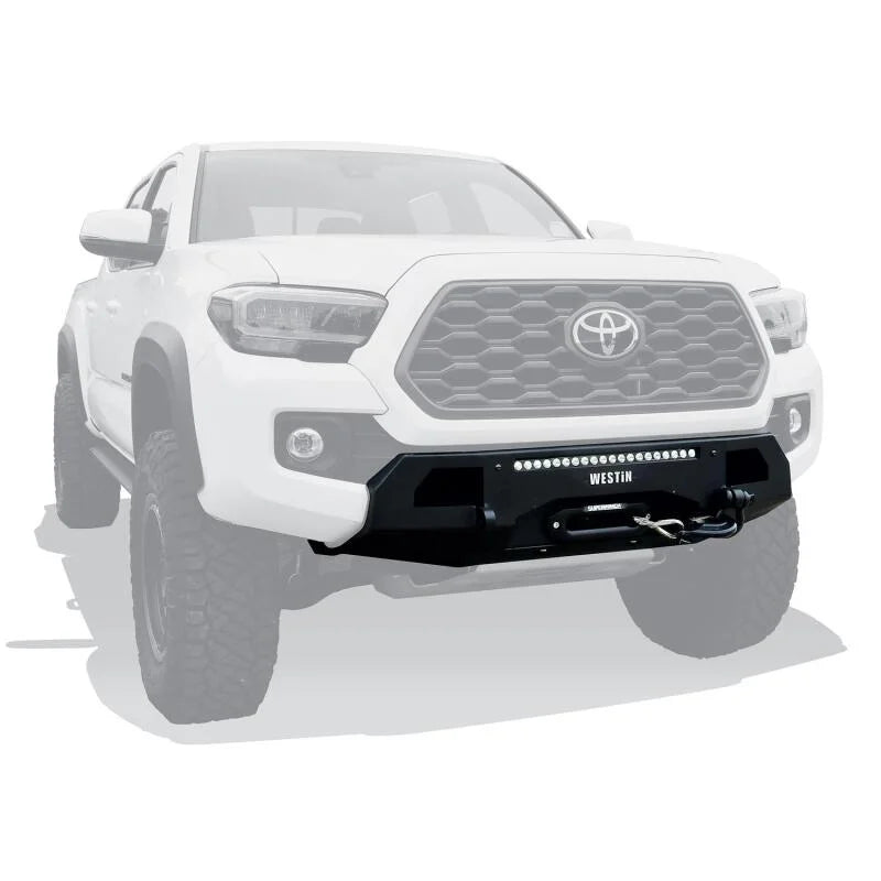 Westin 16-23 Toyota Tacoma Pro-Series Mid Width Front Bumper - Textured Black - Additional View 5