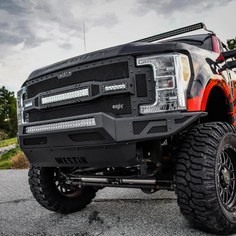 Westin 17-19 Ford F-250/350 Pro-Mod Front Bumper - Installation View