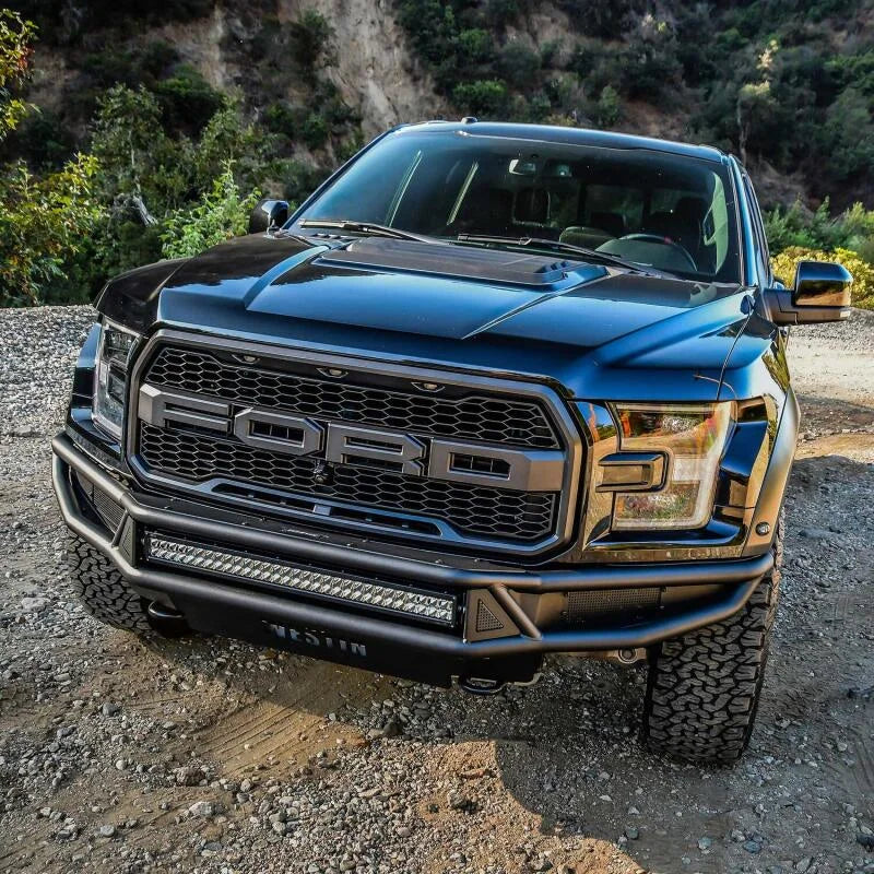 Westin 17-20 Ford F-150 Raptor Outlaw Front Bumper - Tex. Blk - Additional View 6