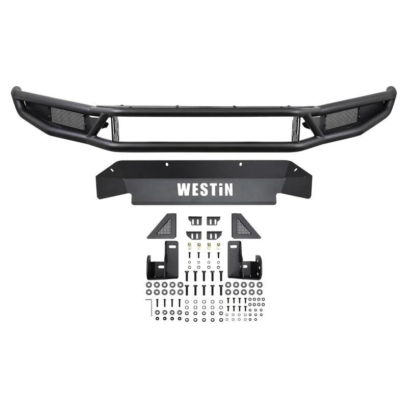 Westin 17-20 Ford F-150 Raptor Outlaw Front Bumper - Tex. Blk - Additional View 8