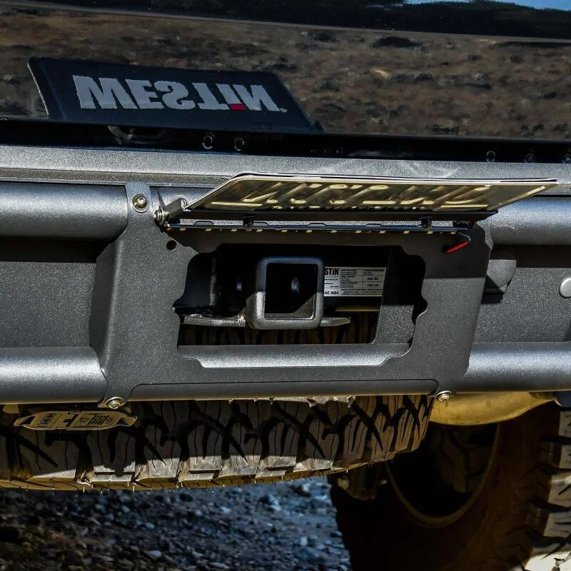 Westin 17-20 Ford F-150 Raptor Outlaw Rear Bumper - Tex. Blk - Main Product View