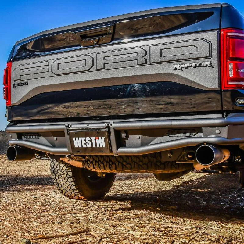 Westin 17-20 Ford F-150 Raptor Outlaw Rear Bumper - Tex. Blk - Additional View 6
