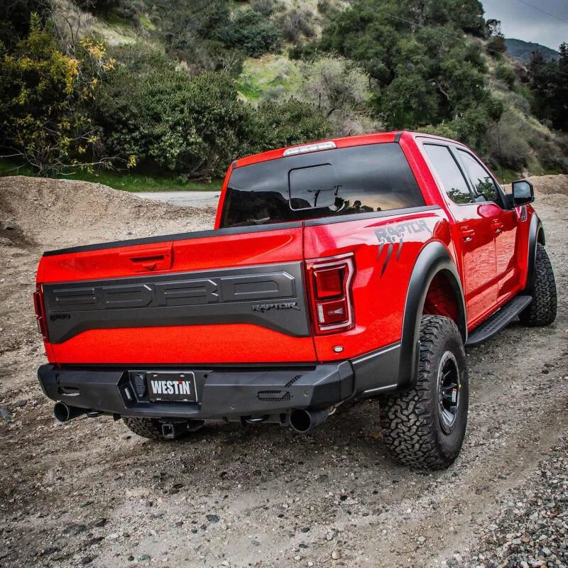 Westin 17-20 Ford F-150 Raptor Pro-Series Rear Bumper - Textured Black - Additional View 5