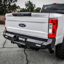 Load image into Gallery viewer, Westin 17-20 Ford F-250/350 Pro-Series Rear Bumper - Textured Black - Side View