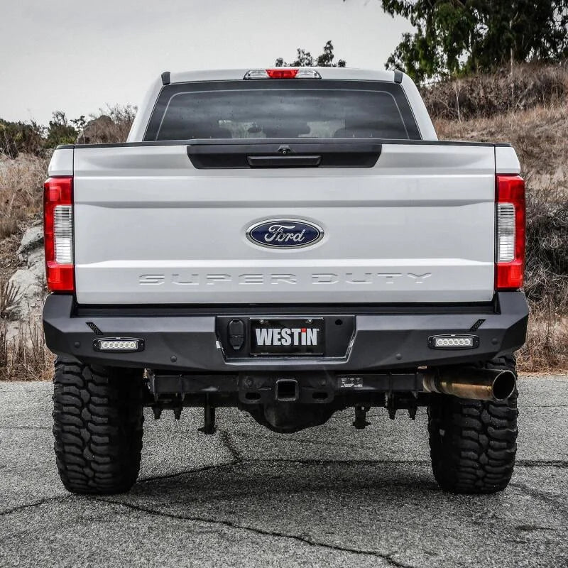 Westin 17-20 Ford F-250/350 Pro-Series Rear Bumper - Textured Black - Additional View 5