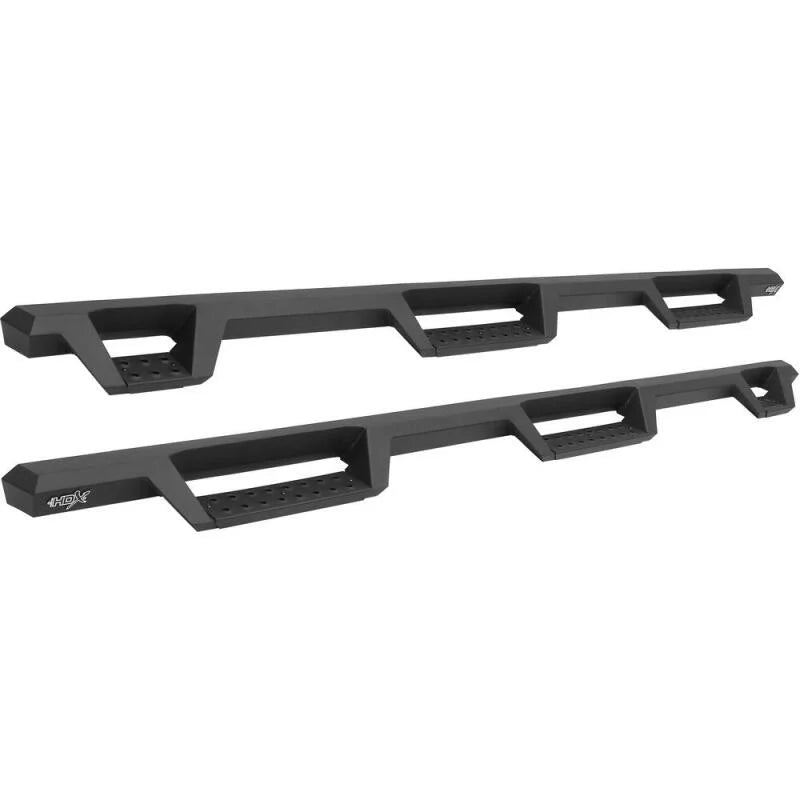 Westin 17-22 Ford F-250/350 Crew Cab 6.75ft Bed HDX Drop W2W Nerf Step Bars - Tex. Blk - Main Product View