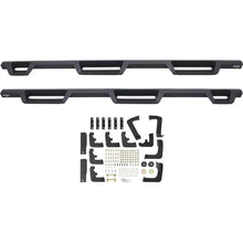 Load image into Gallery viewer, Westin 17-22 Ford F-250/350 Crew Cab 6.75ft Bed HDX Drop W2W Nerf Step Bars - Tex. Blk - Side View