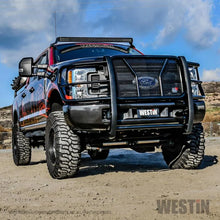 Load image into Gallery viewer, Westin 17-22 Ford F-250/350 HDX Modular Grille Guard - Black - Side View