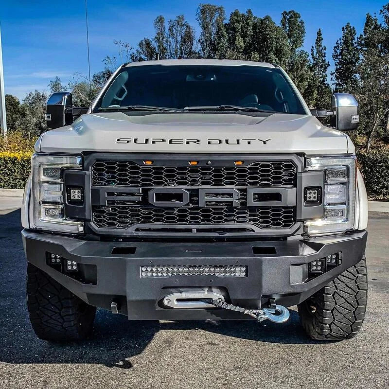 Westin 17-22 Ford F-250/350 Pro-Series Front Bumper- Textured Black - Additional View 9
