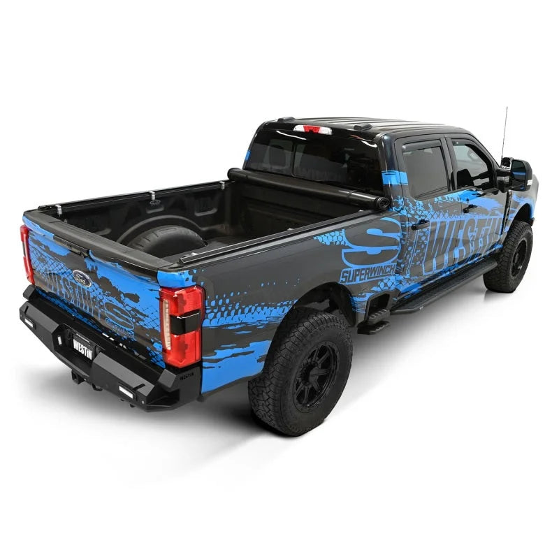 Westin 17-24 Ford F-250/350 Super Duty 6.75ft. Bed Soft Roll Tonneau Cover - Black - Additional View 10
