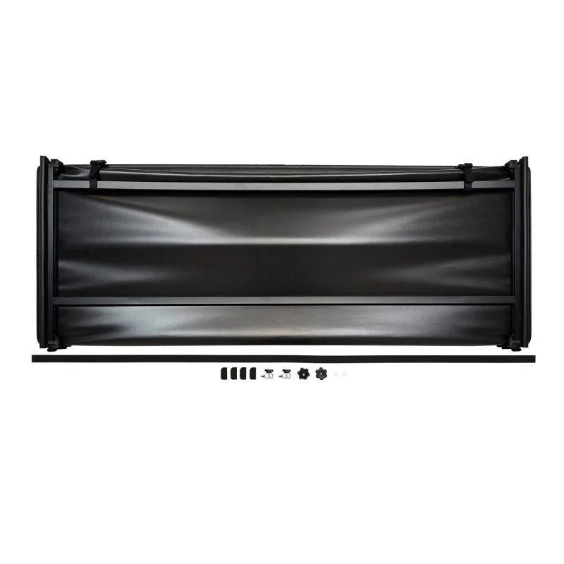 Westin 17-24 Ford F-250/350 Super Duty 6.75ft. Bed Soft Tri-Fold Tonneau Cover - Black - Back View
