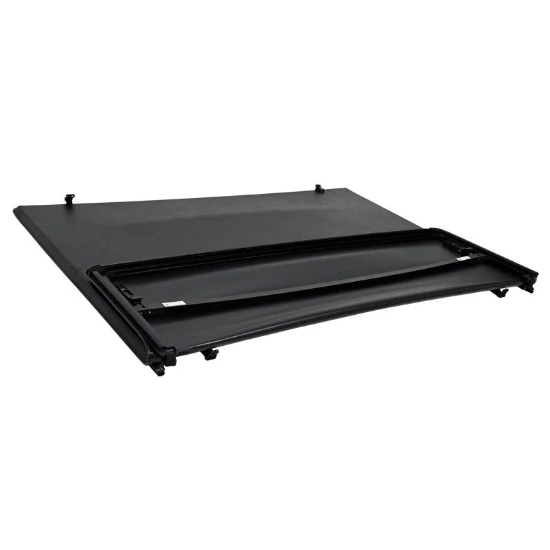 Westin 17-24 Ford F-250/350 Super Duty 6.75ft. Bed Soft Tri-Fold Tonneau Cover - Black - Installation View