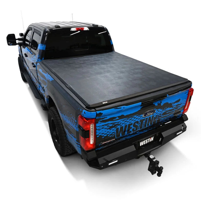 Westin 17-24 Ford F-250/350 Super Duty 6.75ft. Bed Soft Tri-Fold Tonneau Cover - Black - Additional View 14