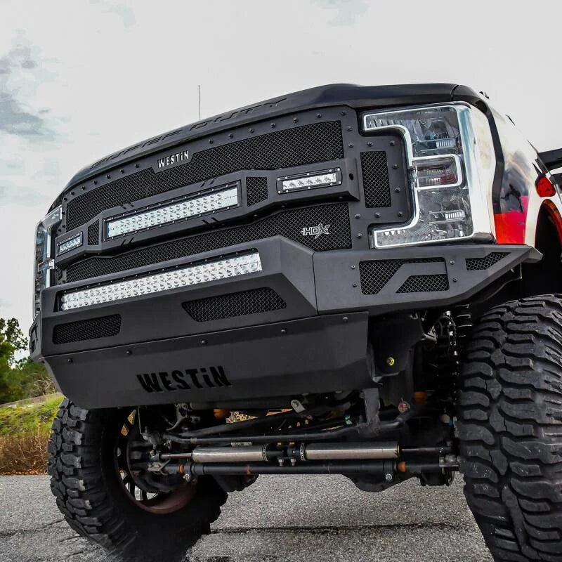 Westin 18-19 Ford F-250/350 Pro-Mod Skid Plate - Back View