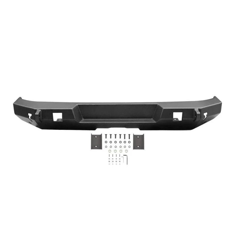 Westin 18-19 Jeep Wrangler JL Rear Bumper - Textured Black - Side View