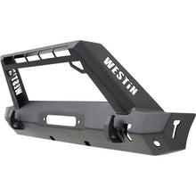 Load image into Gallery viewer, Westin 18-19 Jeep Wrangler JL Stubby Front Bumper - Textured Black - Side View