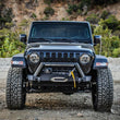 Load image into Gallery viewer, Westin 18-19 Jeep Wrangler JL Stubby Front Bumper - Textured Black - Additional View 6