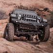 Load image into Gallery viewer, Westin 18-19 Jeep Wrangler JL WJ2 Full Width Front Bumper w/Bull Bar Textured Black - Installation View