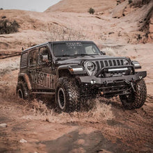 Load image into Gallery viewer, Westin 18-19 Jeep Wrangler JL WJ2 Full Width Front Bumper w/Bull Bar Textured Black - Additional View 5