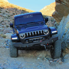 Load image into Gallery viewer, Westin 18-19 Jeep Wrangler JL WJ2 Full Width Front Bumper w/Bull Bar Textured Black - Additional View 6