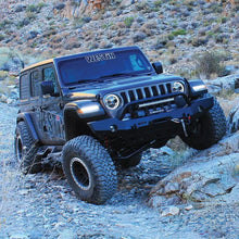 Load image into Gallery viewer, Westin 18-19 Jeep Wrangler JL WJ2 Full Width Front Bumper w/Bull Bar Textured Black - Additional View 7