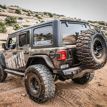 Load image into Gallery viewer, Westin 18-19 Jeep Wrangler JL WJ2 Rear Bumper w/  Sensors (Excl. Wrangler JK) - Textured Black - Main Product View