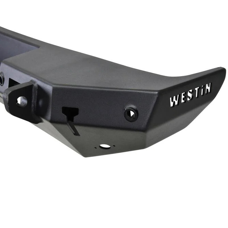 Westin 18-19 Jeep Wrangler JL WJ2 Rear Bumper w/  Sensors (Excl. Wrangler JK) - Textured Black - Additional View 5