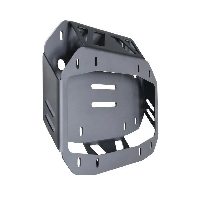 Westin 18-19 Jeep Wrangler JL WJ2 Spare Tire Relocator - Textured Black - Back View