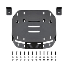 Load image into Gallery viewer, Westin 18-19 Jeep Wrangler JL WJ2 Spare Tire Relocator - Textured Black - Installation View