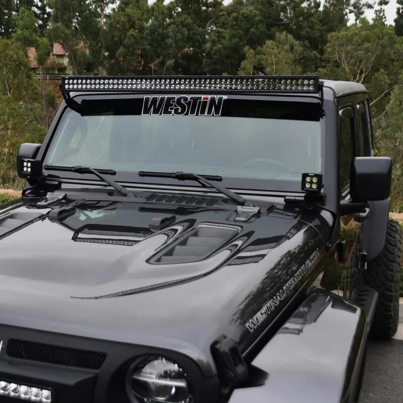 Westin 18-19 Jeep Wrangler Pillar LED Light Mount - Black - Additional View 5