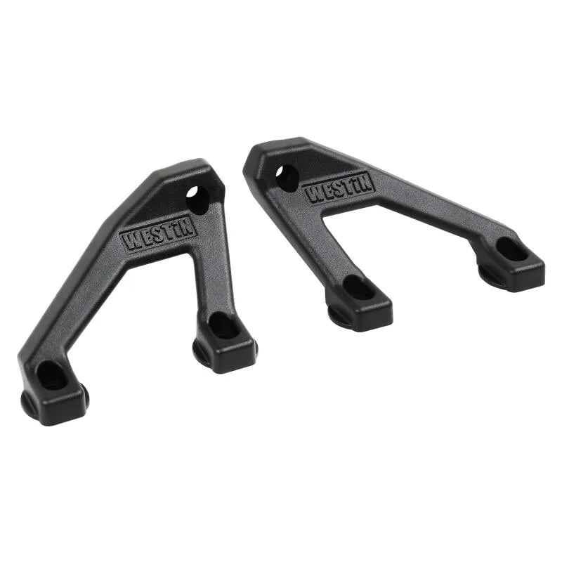 Westin 18-20 Jeep Wrangler / 2020 Gladiator LED Cowl Mount - Textured Black - Side View