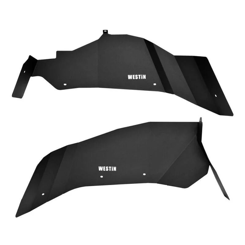 Westin 18-20 Jeep Wrangler JK Inner Fenders - Rear - Textured Black - Side View