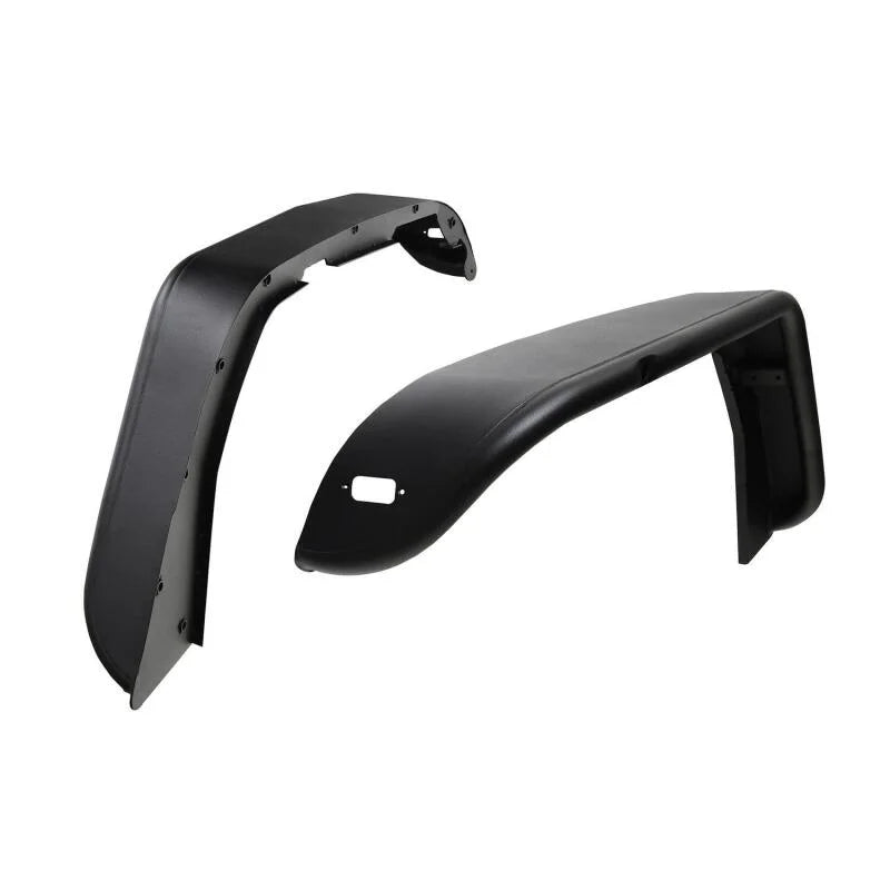 Westin 18-20 Jeep Wrangler JL / 20 Gladiator Tube Fenders - Front - Textured Black - Side View