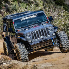 Load image into Gallery viewer, Westin 18-20 Jeep Wrangler JL 2dr LED Hood Scoops - Textured Black - Installation View