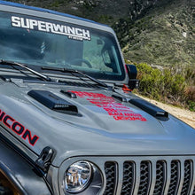 Load image into Gallery viewer, Westin 18-20 Jeep Wrangler JL 2dr LED Hood Scoops - Textured Black - Additional View 6