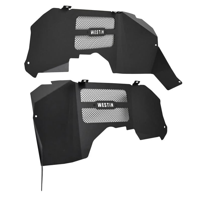 Westin 18-20 Jeep Wrangler JL Inner Fenders - Front - Textured Black - Main Product View
